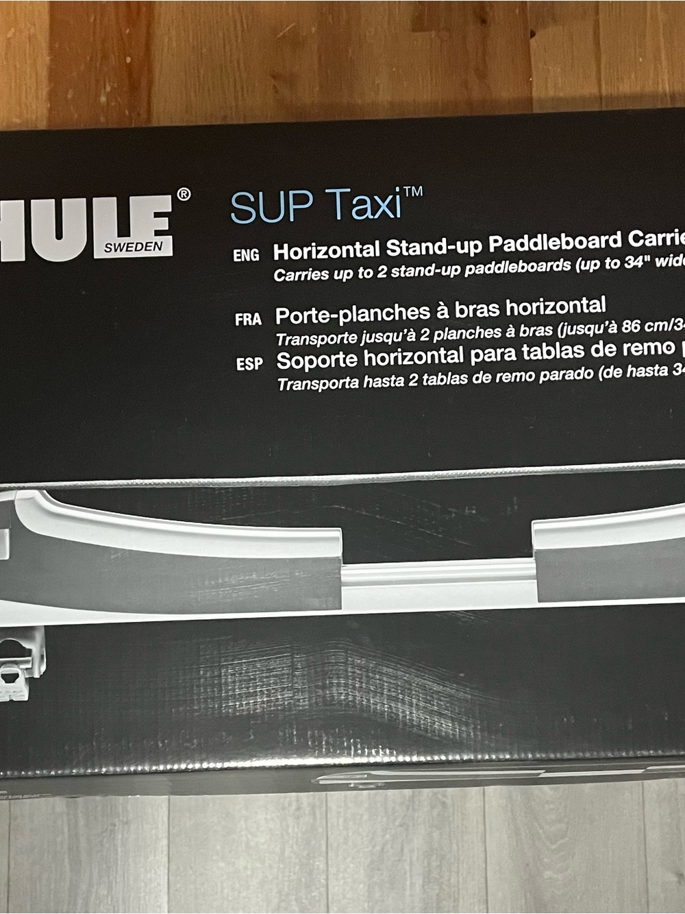 NIB Thule SUP 810001 XL Black/Silver Stand Up Paddleboard Rack